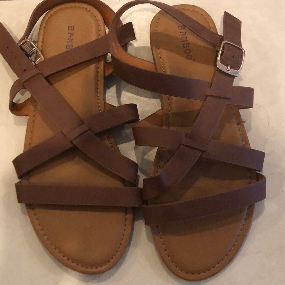 Brown sandals